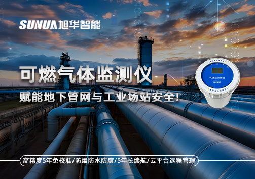 可燃气体监测仪：赋能地下管网与工业场站安全！